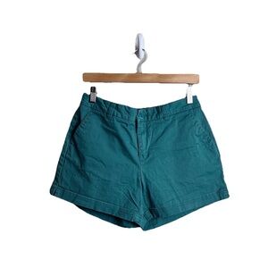 Magellan Outdoors Shorts 8 Bermuda Chino Walking Casual Summer Green Women’s
